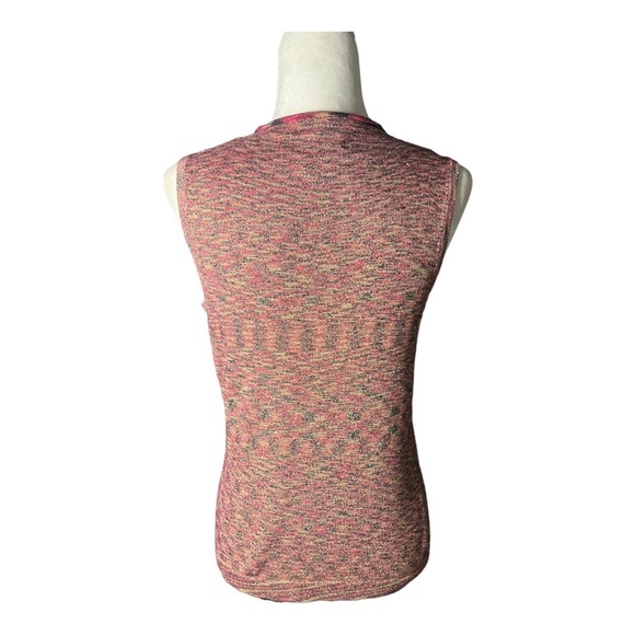 90’s Y2K Knit Mockneck Tank Small - Picture 2 of 4